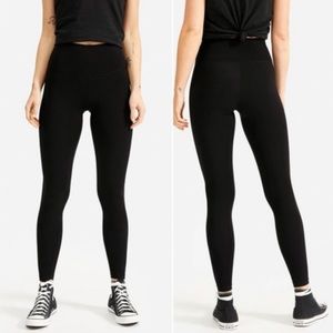 Everlane ReNew Black Perform Leggings High Waist Size S